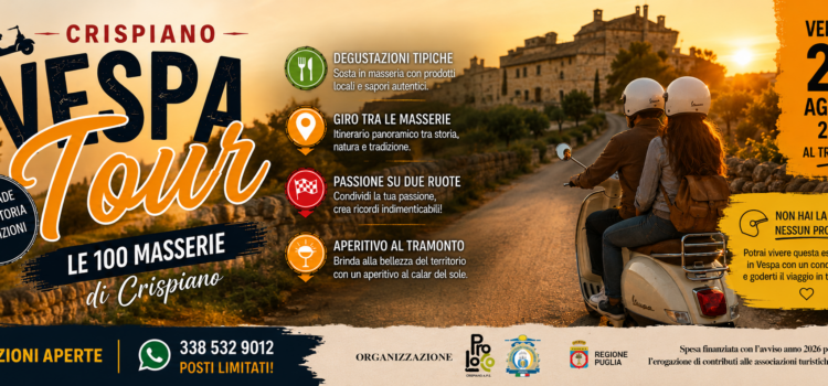 Vespa Tour nelle 100 Masserie di Crispiano